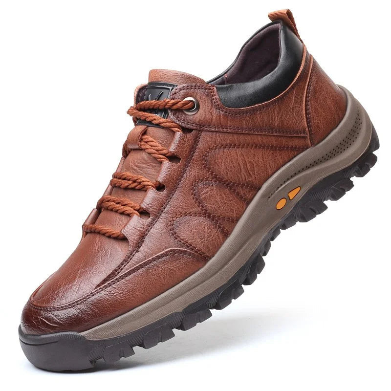 FlexStep - Comfortable and Waterproof Men's Leather Orthopedic Shoes