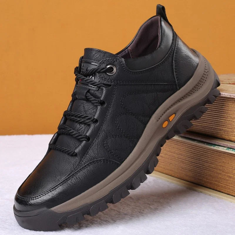 FlexStep - Comfortable and Waterproof Men's Leather Orthopedic Shoes