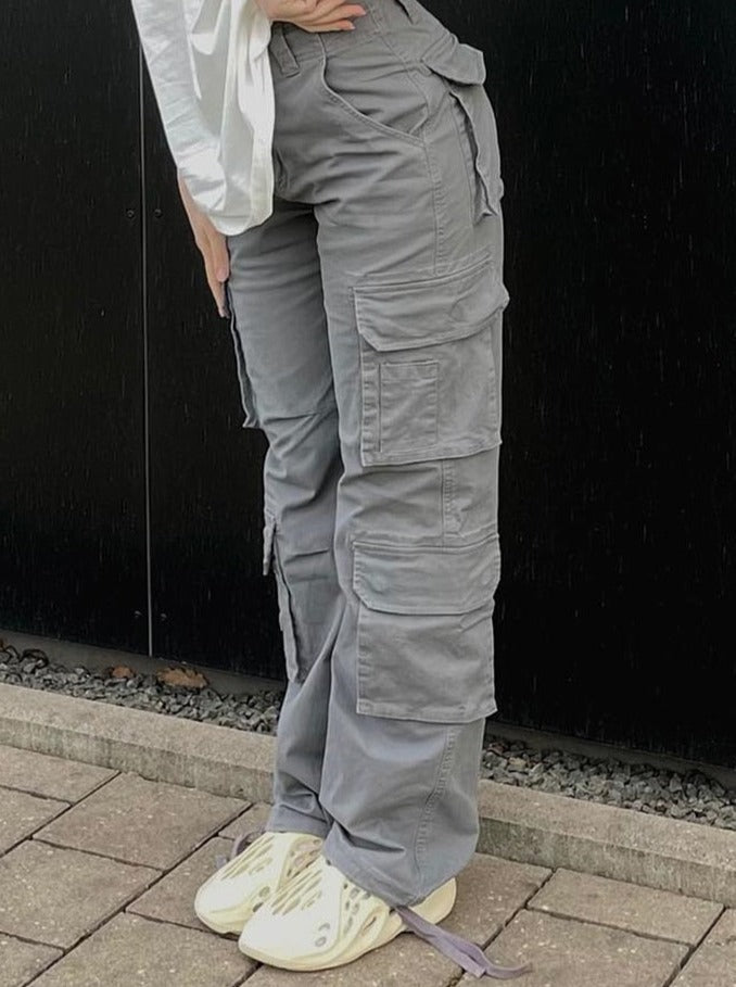 Damen Cargo-Hose – Bequeme Streetwear-Hose mit Taschen-Details
