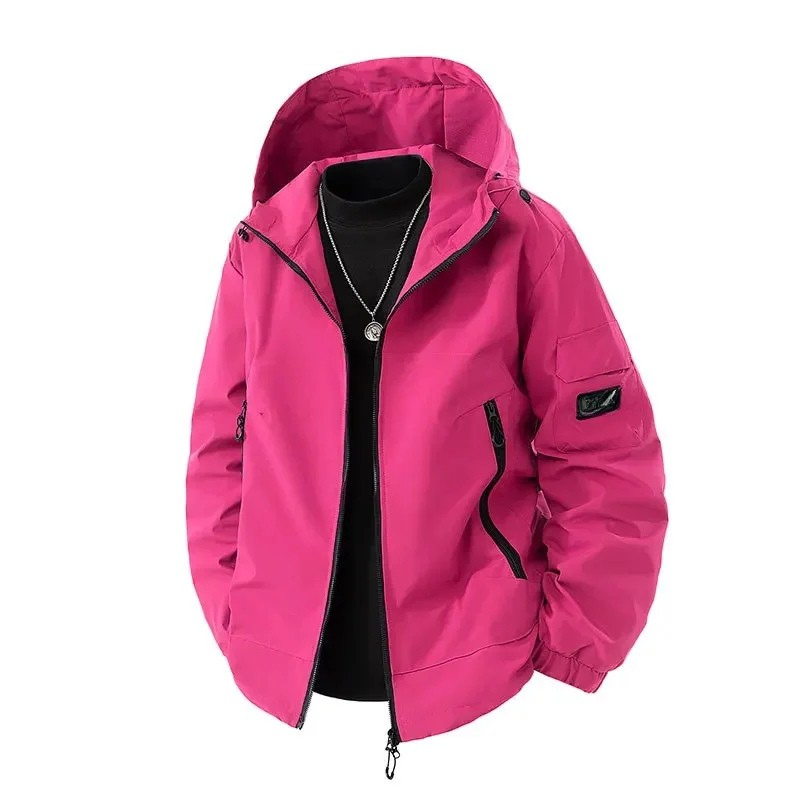 Leichte Kapuzenjacke – Unisex Windjacke Outdoor Erhältlich in Verschiedenen Farben
