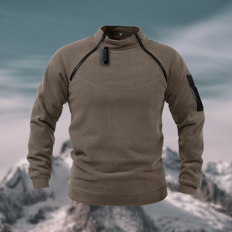 Warmer und bequemer Herren-Fleecepullover mit Sicherheitstaschen