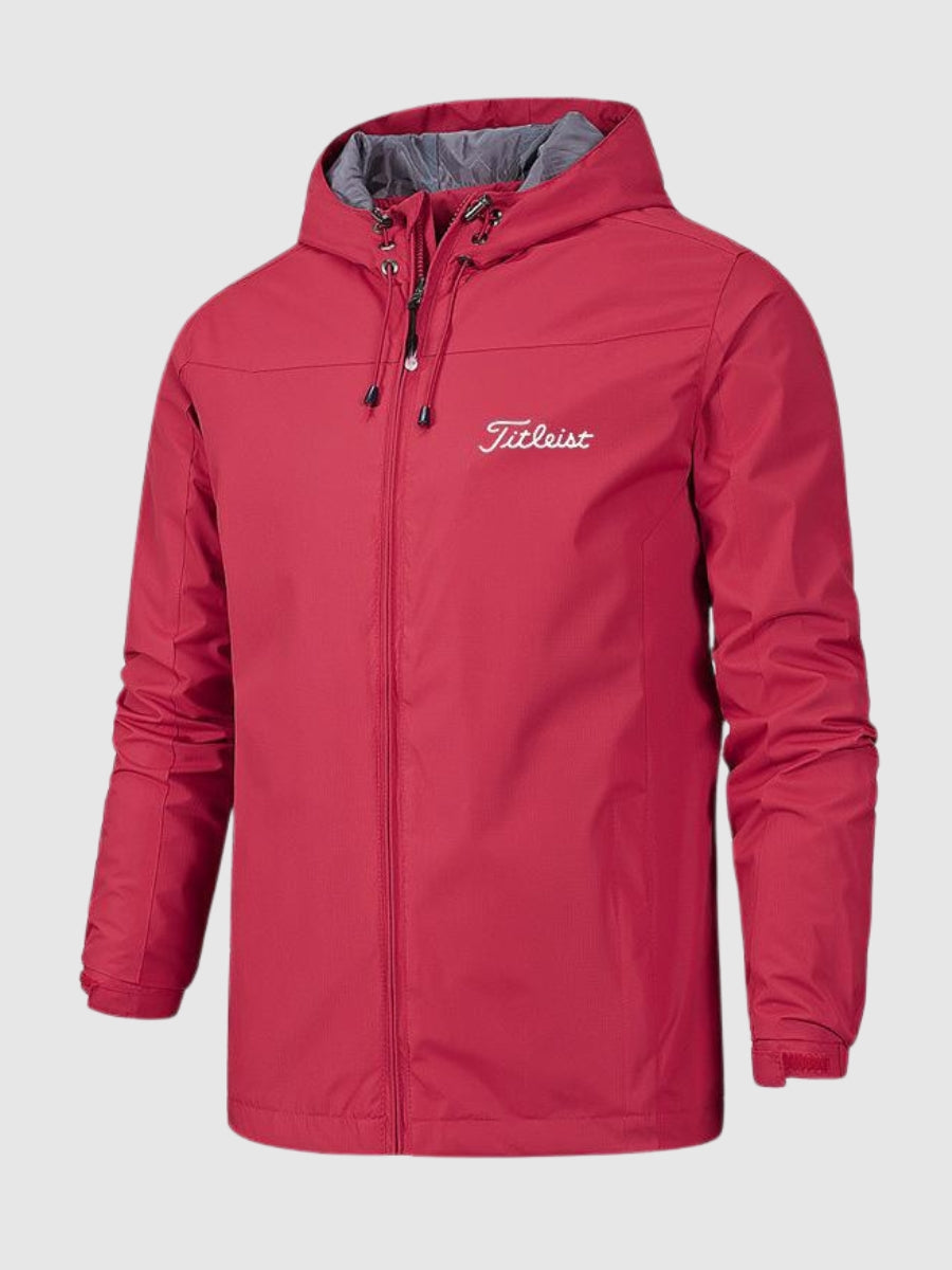 Unisex wasserdichte und atmungsaktive Midseason-Jacke mit Kapuze – Outdoor-Jacke