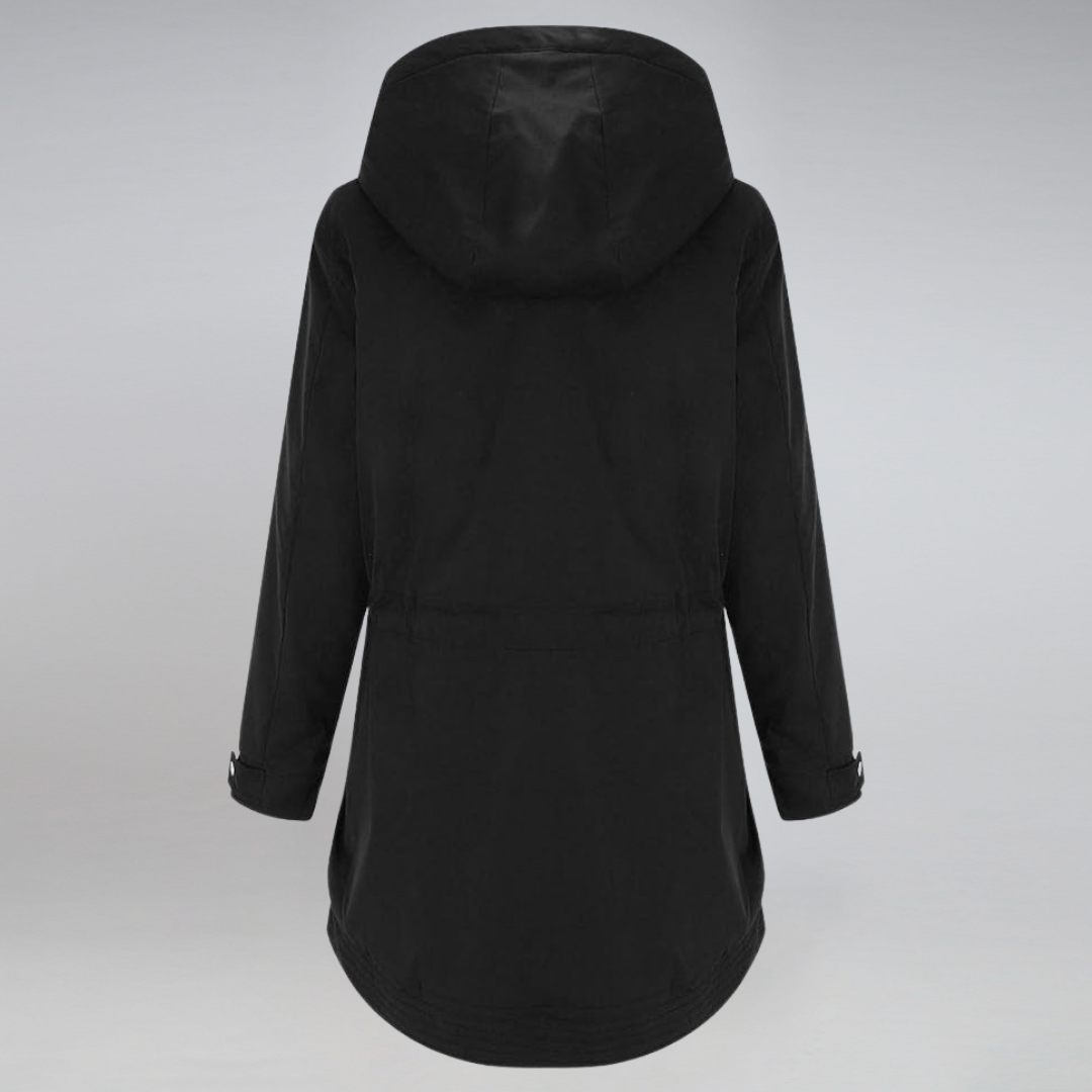 Damen-Wintermantel – Warmer Parka mit Fleece-Futter und Kapuze