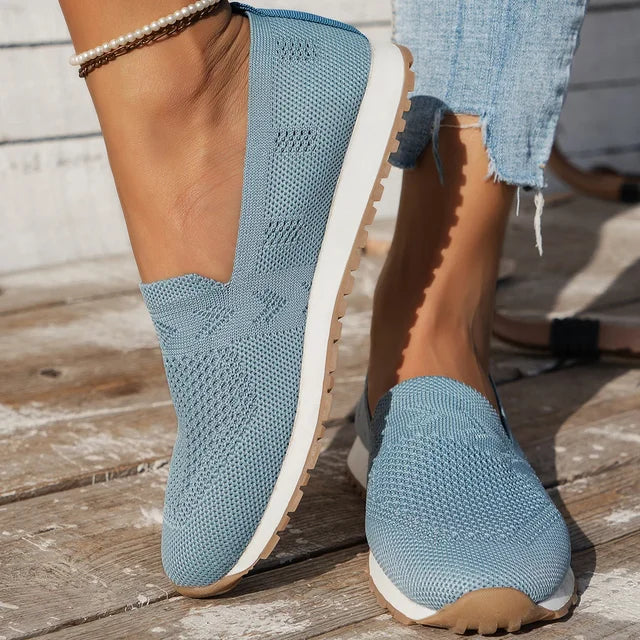 Orthopädische Mokassins für Damen - Bequeme Slip-ons mit atmungsaktiver Sohle