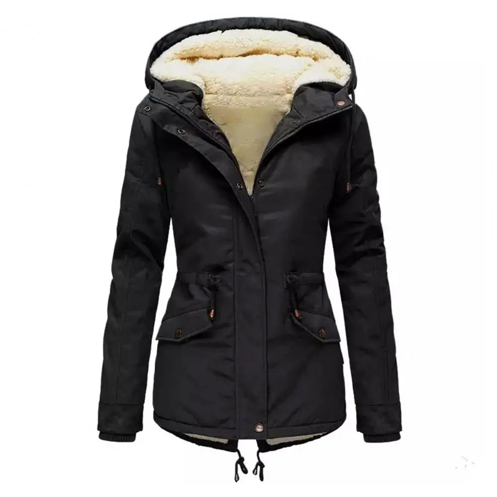 Quilted Waterproof Winter Coat for Women