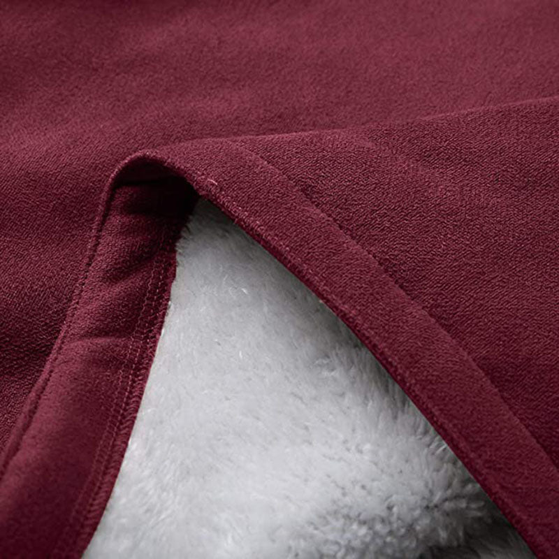 Damen-Wintermantel – Warme Sherpa-Jacke mit Kapuze und Knebelverschluss