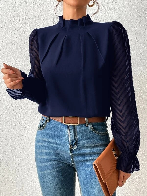 Elegantes bedrucktes Damen-Top für alle Gelegenheiten