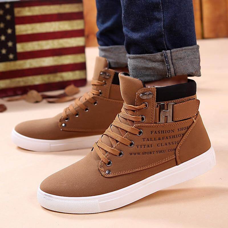 Casual mid-high boots for men – Comfortable and stylish sneakers