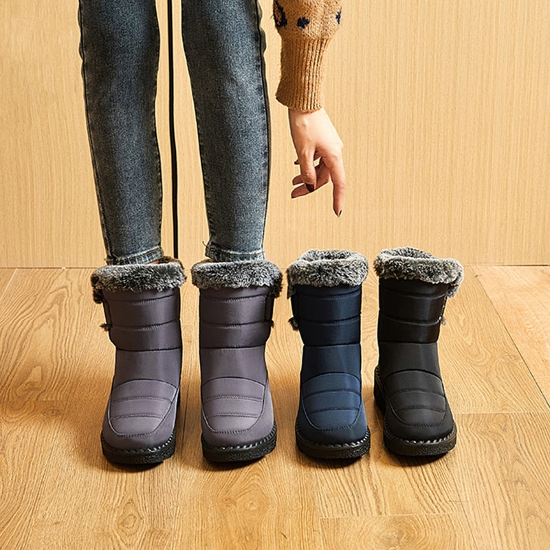 Winterstiefel Damen – Warme Stiefeletten mit weichem Futter