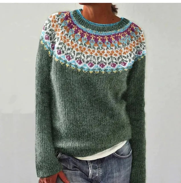 Retro-Pullover mit bequemen Schnitt und elegantem Design
