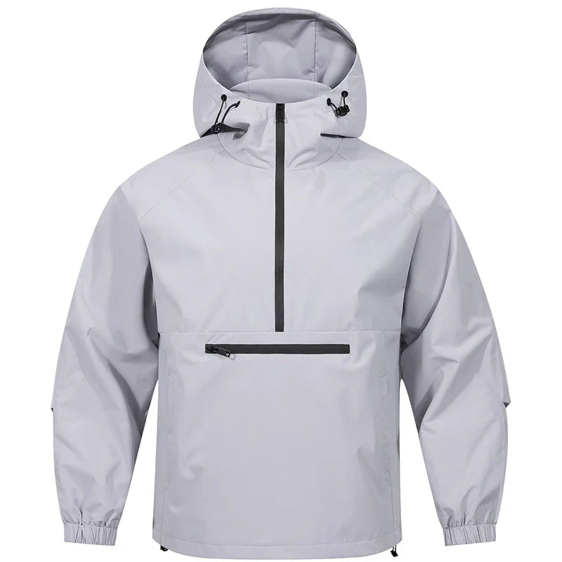 Herren Anorak Jacke – Winddichte Softshell Wasserdicht mit Kapuze