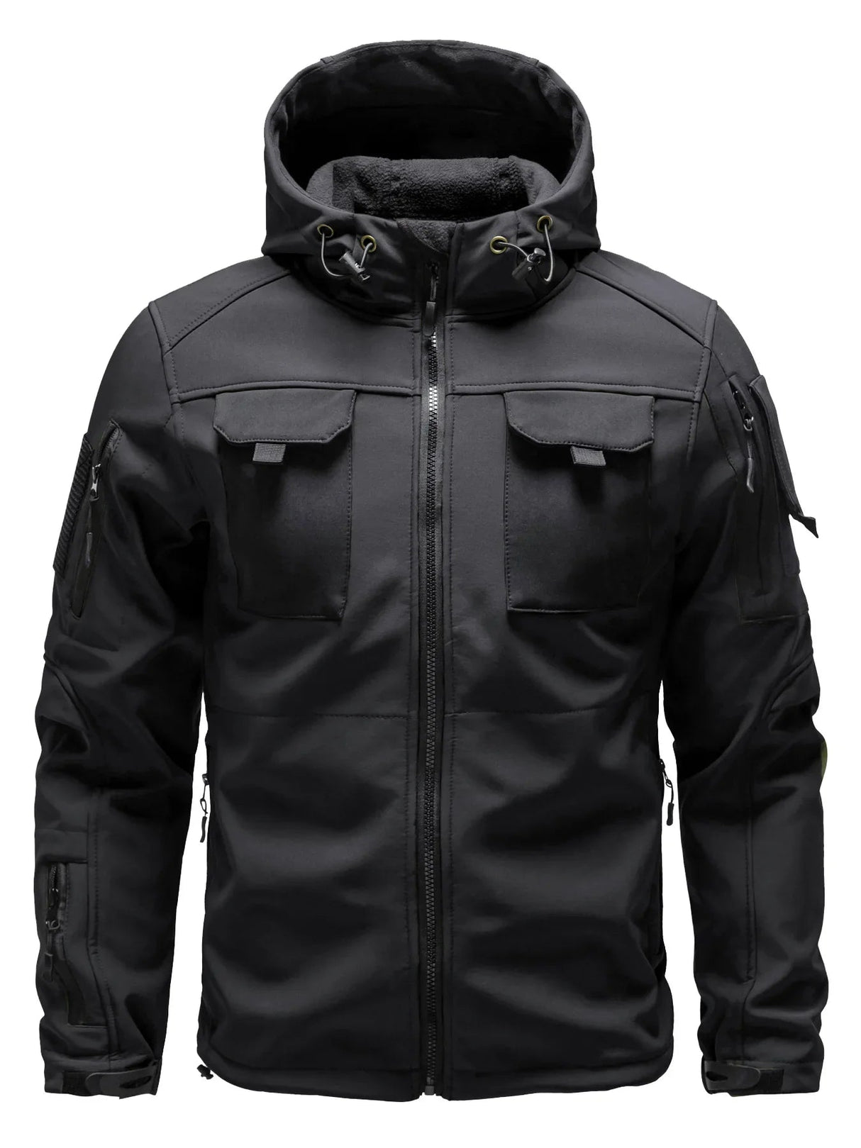 Outdoor-Taktikjacke Herren – Funktionelle Jacke mit Kapuze und Taschen