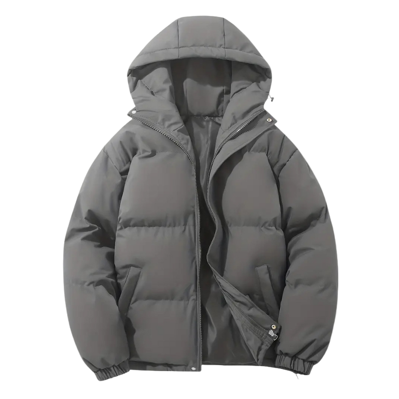 Men's Down Jacket with Hood – Warm and Lightweight Winter Coat