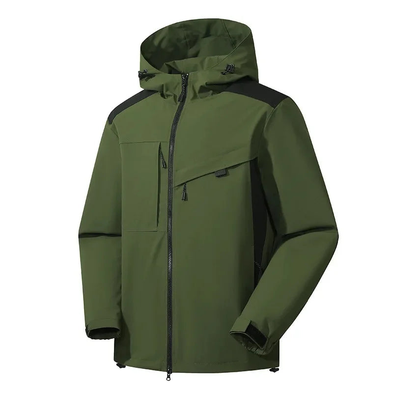 Herren Kapuzenjacke – Moderner Außenmantel für alle Wetterbedingungen