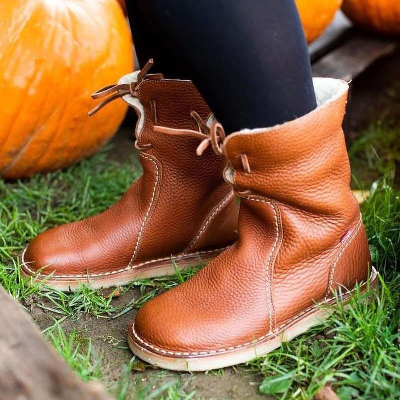 Warme Winterstiefel mit Fellfutter und elegantem Design
