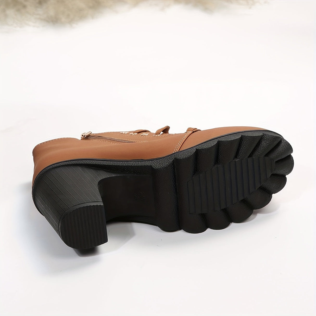 Schnürstiefel Damen – Trendige Stiefeletten mit Absatz und rutschfester Sohle