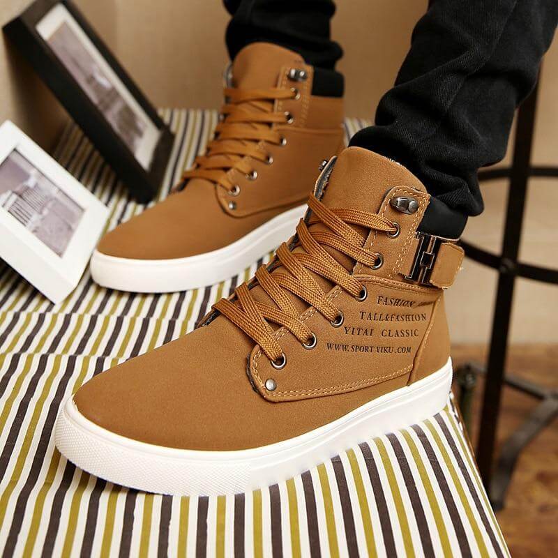 Casual mid-high boots for men – Comfortable and stylish sneakers