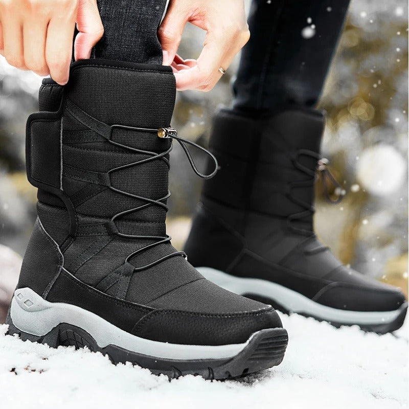 Winterstiefel Damen – Hohe warme und bequeme Schneestiefel