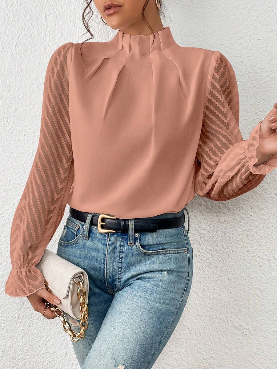 Elegantes bedrucktes Damen-Top für alle Gelegenheiten