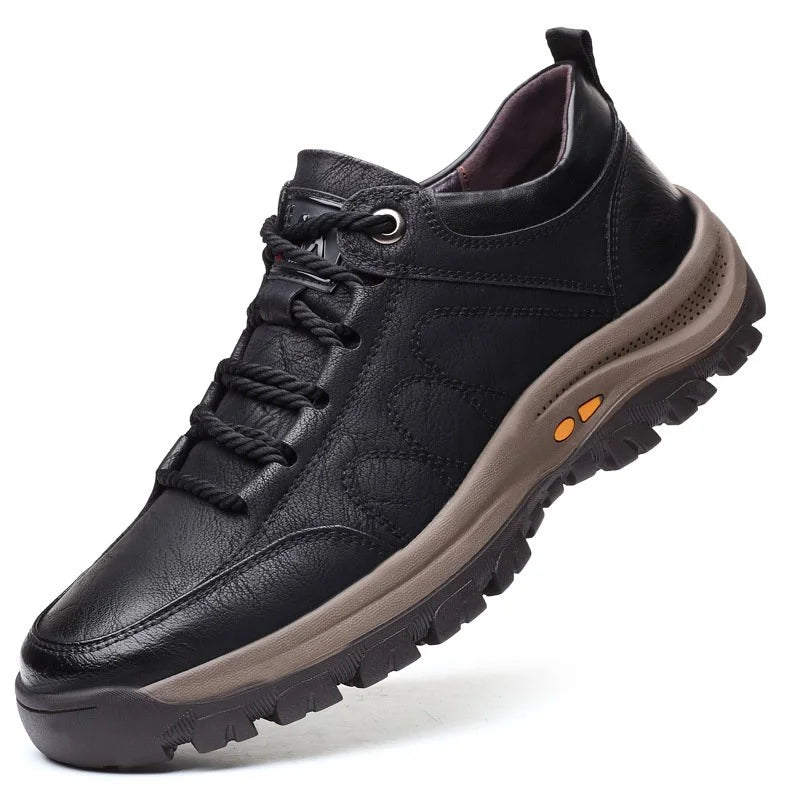 FlexStep - Comfortable and Waterproof Men's Leather Orthopedic Shoes