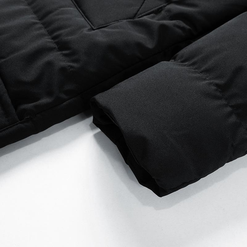 Długi elegancki płaszcz męski - ciepła i stylowa kurtka zimowa