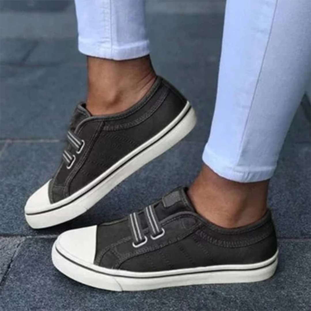 Casual slip-on baskets with non-slip sole and comfort