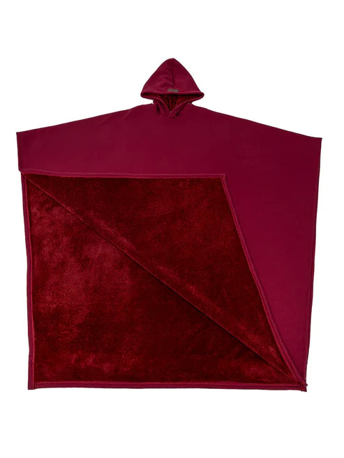 Poncho d’hiver oversize avec capuche – Design chaud et confortable