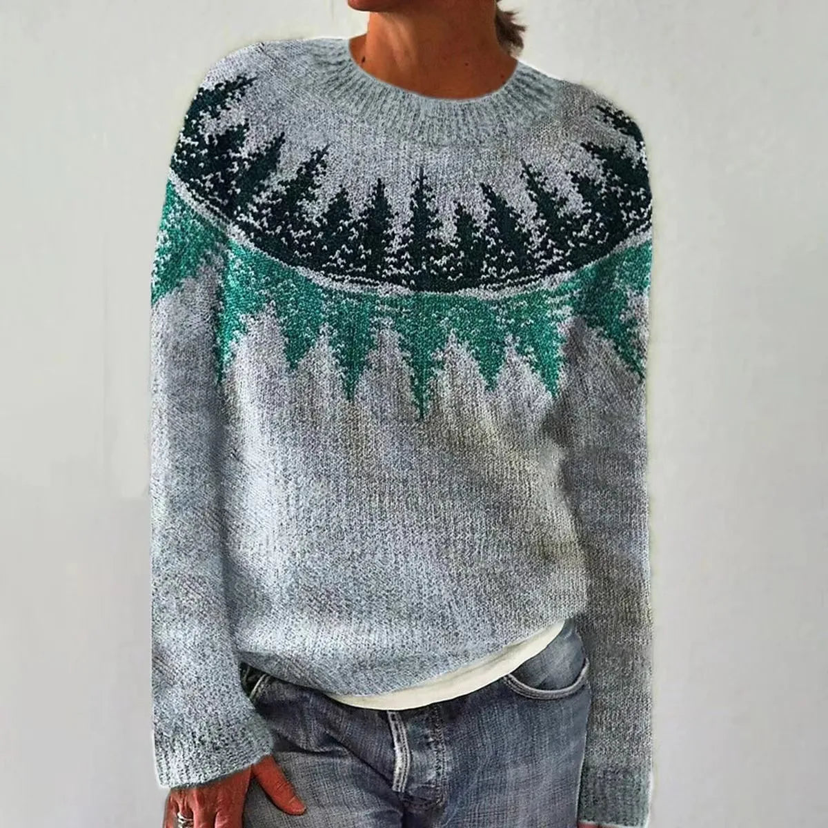 Retro-Pullover mit bequemen Schnitt und elegantem Design