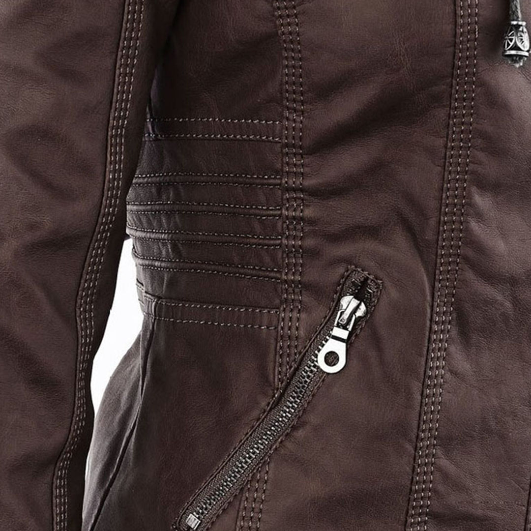Damenjacke mit Reißverschluss und Kapuze – Moderner Stil & Elegante Details