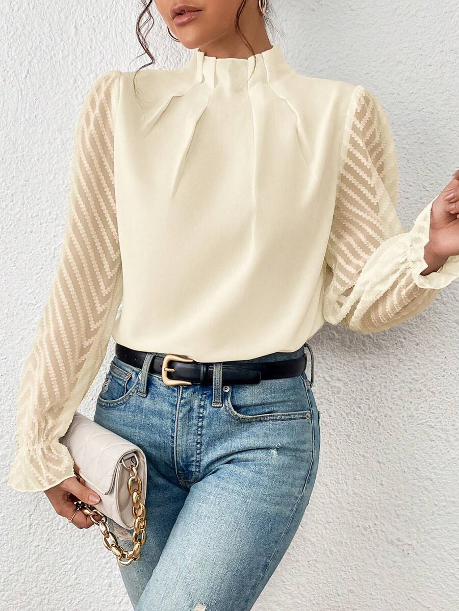 Elegantes bedrucktes Damen-Top für alle Gelegenheiten