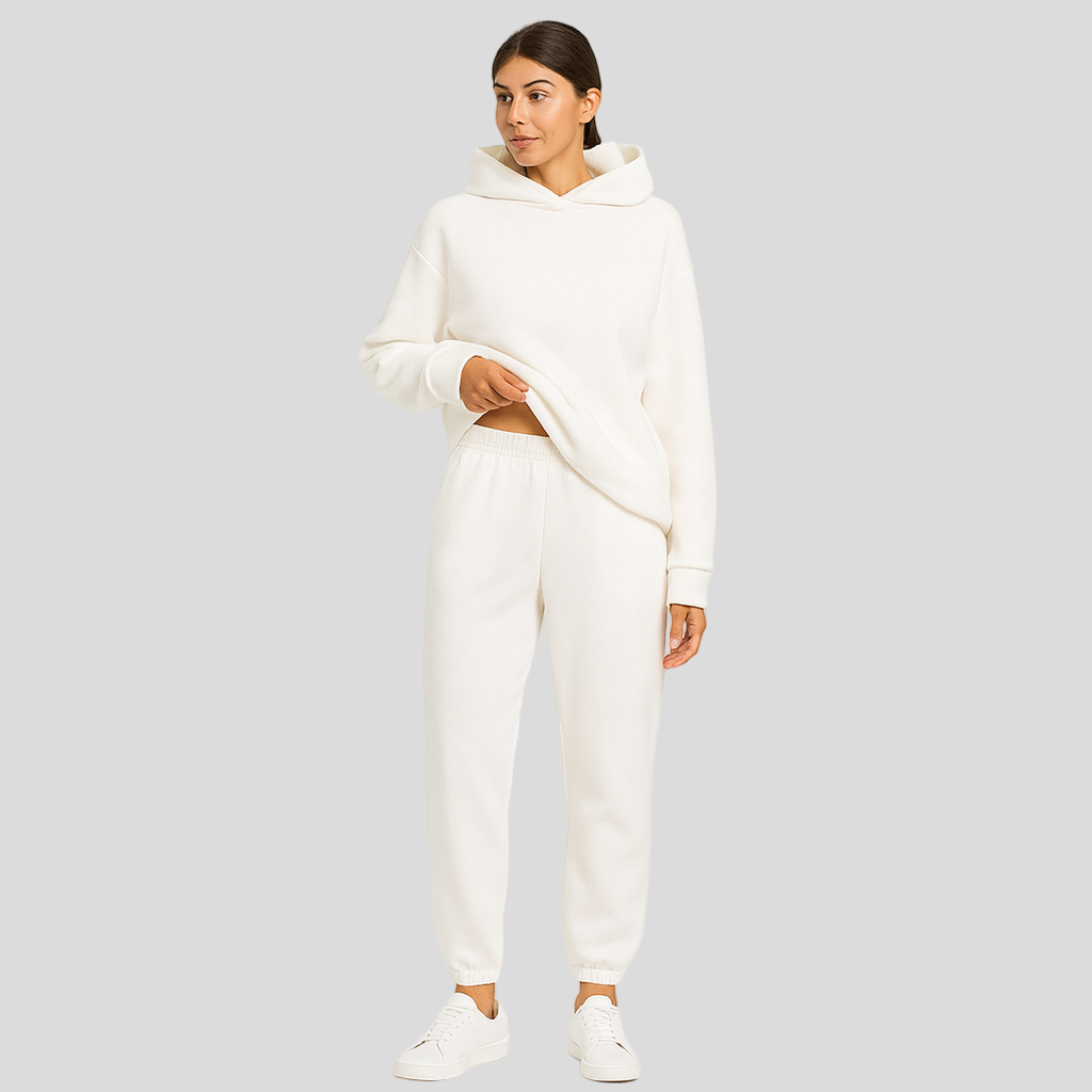 Damen-Loungewear-Set – Bequemer Hoodie und Hose