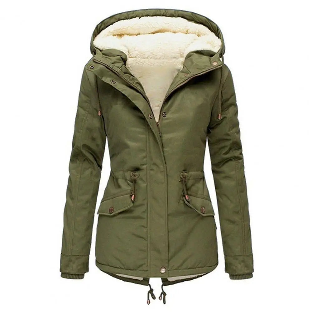 Quilted Waterproof Winter Coat for Women