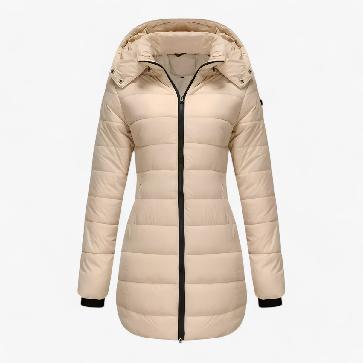 Doudoune Femme Légère – Manteau d’Hiver Matelassé avec Capuche