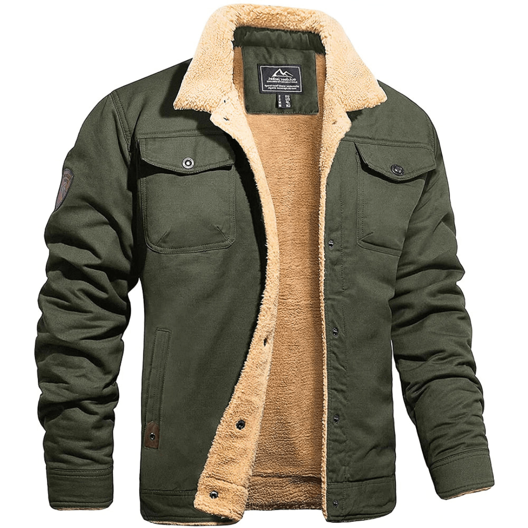 Herren Bomberjacke | Vintage Stil | Bequemer Schnitt | Langlebig und Vielseitig