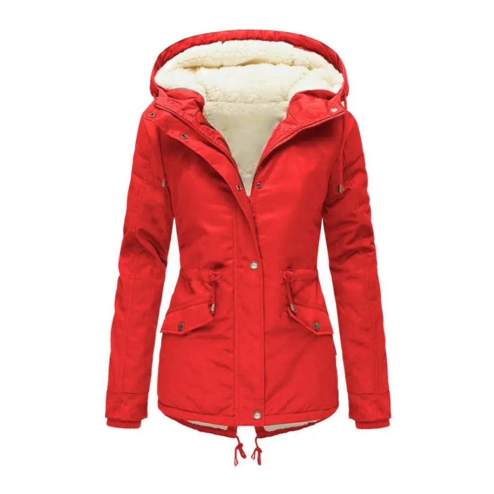 Quilted Waterproof Winter Coat for Women