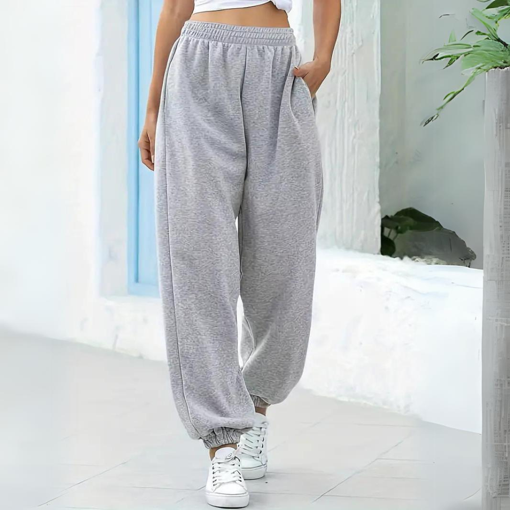 Damen-Jogginghose – Bequeme Freizeithose mit elastischem Bund