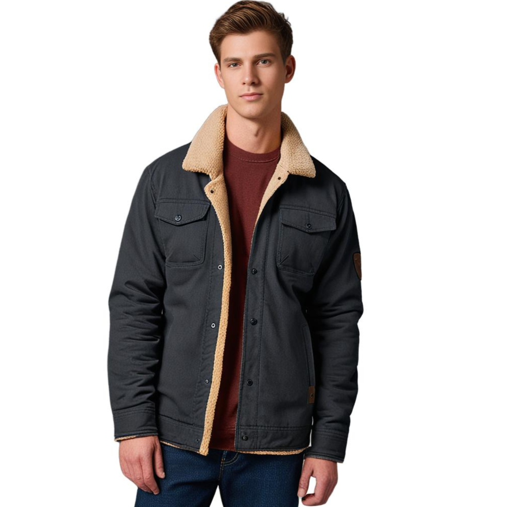 Blouson Bombardier Vintage Homme - Style Iconique et Chaleur Hivernale
