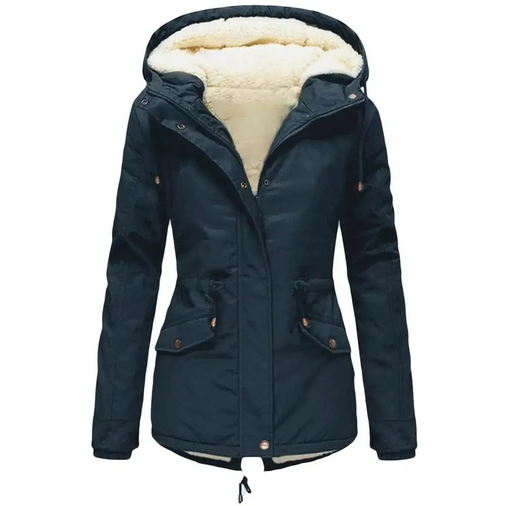Quilted Waterproof Winter Coat for Women