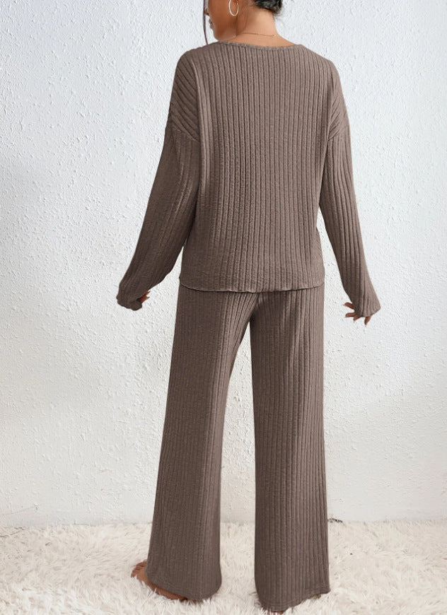Gestricktes zweiteiliges Set für Komfort und Stil