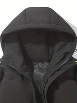 Unisex gesteppter Wintermantel – Warme Daunenjacke mit Kapuze