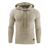 Herren Kapuzenpullover aus Strick – Bequemer Pullover mit modernem Wabenmuster