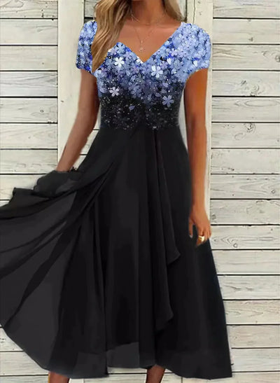 Robe de Soirée Élégante en Chiffon pour Femmes pour Occasions Spéciales