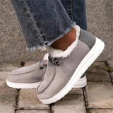 Women's Winter Sneakers – Warm Comfortable Shoes with Fur Lining