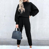 Damen-Entspannungsset – Bequemes zweiteiliges Set mit Pullover und Hose