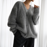 Damen Oversize Strickweste – Weich, Warm und Luxuriös