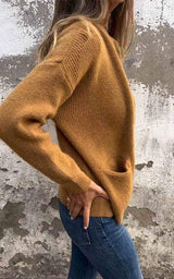 Oversize Strickweste für Damen – Weicher und bequemer Herbstcardigan