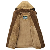 Herren Wintermantel mit Kapuze – Warme Parka mit weichem Futter