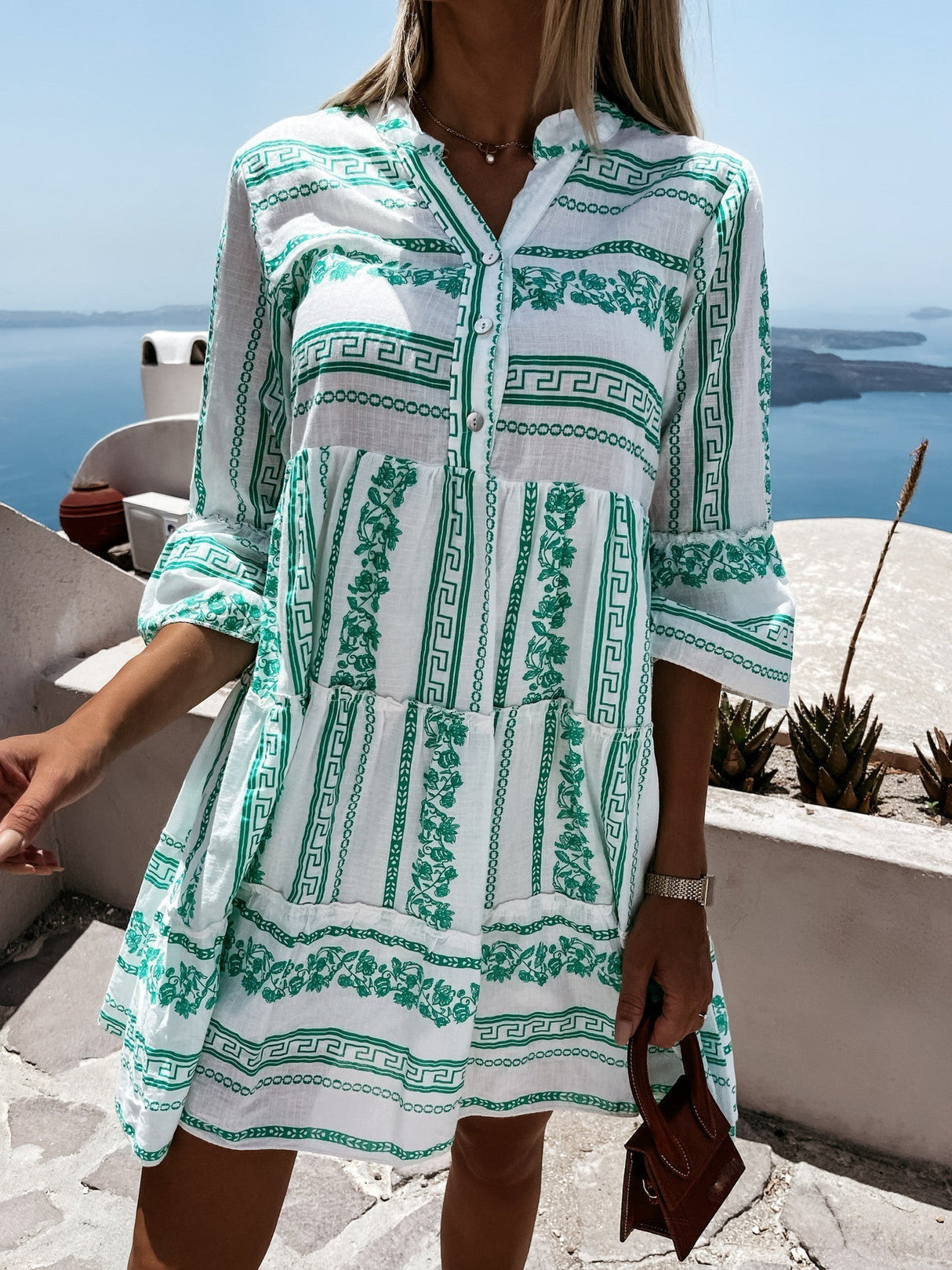 Sommerkleid mit Volants Ibiza im Boho-Stil