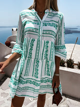 Sommerkleid mit Volants Ibiza im Boho-Stil