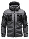 Outdoor-Taktikjacke Herren – Funktionelle Jacke mit Kapuze und Taschen